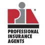 Professional Insurance Agents logo red grey