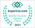 Expertise 2021 Best Car Insurance Agencies in Brick badge