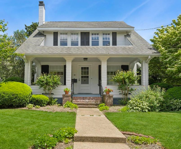 Cranbury estate with pool, guest house, and manicured grounds