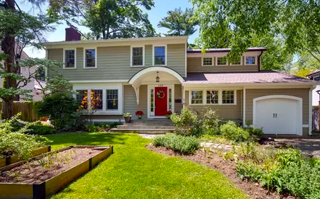 Historic Princeton brick residence near the town green with mature trees